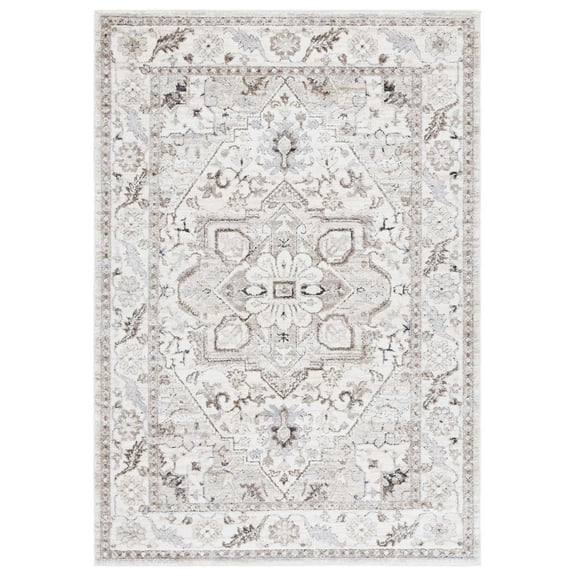 SAFAVIEH Opal Kentigern Medallion Area Rug, Grey/Beige, 8' x 10'