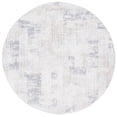 thumbnail image 1 of SAFAVIEH Opal Lanford Abstract Area Rug, Ivory/Grey, 6'7" x 6'7" Round, 1 of 8