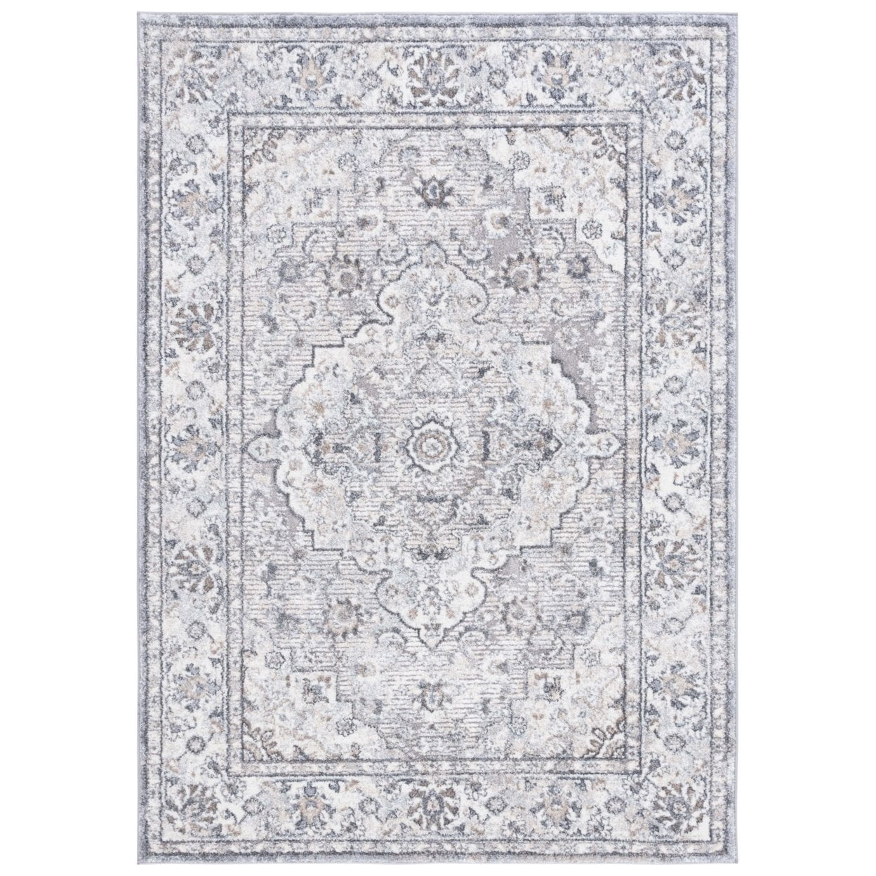 SAFAVIEH Opal Roy Oriental Runner Rug, Grey/Ivory, 2'3" x 9' - Walmart.com