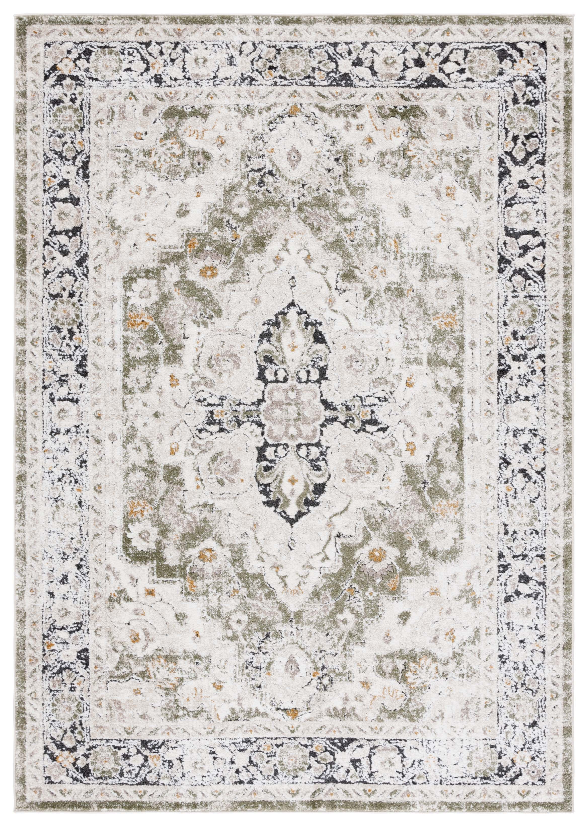 SAFAVIEH Opal Tabitha Medallion Area Rug, Green/Beige, 9' x 12'