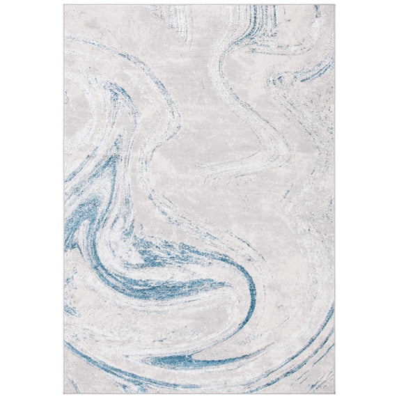 SAFAVIEH Orchard Edweena Modern Area Rug, Grey/Blue, 5'5" x 7'7"