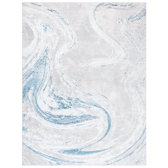 SAFAVIEH Orchard Edweena Modern Area Rug, Grey/Blue, 9' x 12'