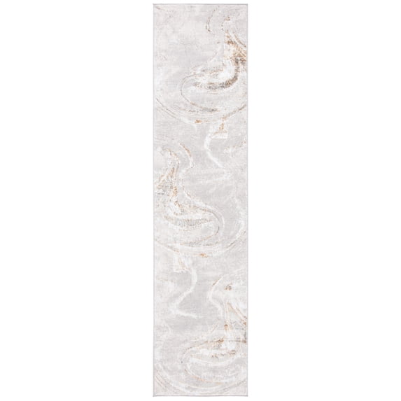 SAFAVIEH Orchard Edweena Modern Area Rug, Grey/Gold, 2'2" x 5'