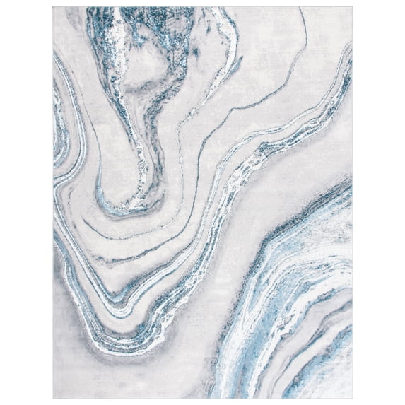 SAFAVIEH Orchard Edwin Modern Area Rug, Grey/Blue, 11' x 15'