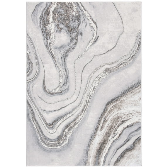 SAFAVIEH Orchard Edwin Modern Area Rug, Grey/Ivory, 3' x 5'