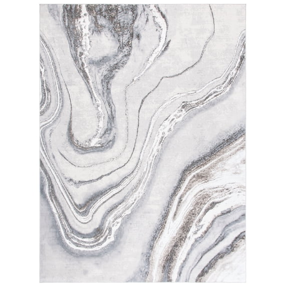 SAFAVIEH Orchard Edwin Modern Area Rug, Grey/Ivory, 9' x 12'
