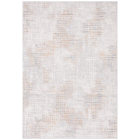 SAFAVIEH Orchard Egbert Trellis Area Rug, Grey/Gold, 3' x 5'