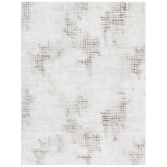 SAFAVIEH Orchard Egbert Trellis Area Rug, Grey/Light Grey, 9' x 12'