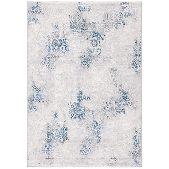 SAFAVIEH Orchard Eileen Floral Area Rug, Grey/Blue, 4'5" x 6'5"