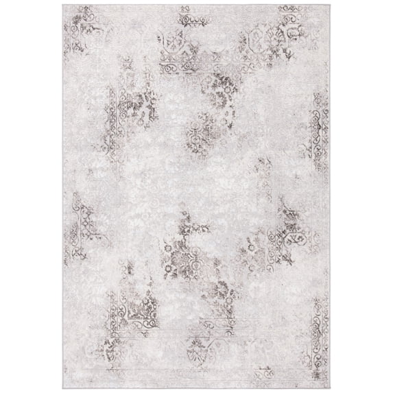 SAFAVIEH Orchard Eileen Floral Area Rug, Grey/Light Grey, 4'5" x 6'5"