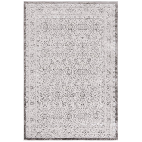 SAFAVIEH Orchard Jessalyn Abstract Polyester Area Rug, Gray/Silver, 8' x 10'
