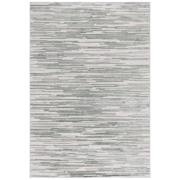 SAFAVIEH Orchard Roslyn Distressed Polyester Area Rug, Gray/Green, 9' x 12'