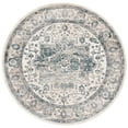 thumbnail image 1 of SAFAVIEH Oregon Augustine Floral Bordered Area Rug, Ivory/Blue, 4' x 4' Round, 1 of 7