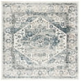 thumbnail image 1 of SAFAVIEH Oregon Augustine Floral Bordered Area Rug, Ivory/Blue, 4' x 4' Square, 1 of 7