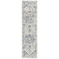 thumbnail image 1 of SAFAVIEH Oregon Augustine Floral Bordered Runner Rug, Ivory/Blue, 2'2" x 10', 1 of 7