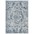 thumbnail image 1 of SAFAVIEH Oregon Coriander Floral Bordered Area Rug, 6'7" x 9', Navy/Ivory, 1 of 8