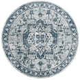 thumbnail image 1 of SAFAVIEH Oregon Coriander Oriental Area Rug, Navy/Ivory, 6'7" x 6'7" Round, 1 of 11