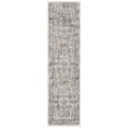 thumbnail image 1 of SAFAVIEH Oregon Creighton Floral Bordered Runner, 2'2" x 12', Grey/Ivory, 1 of 8