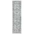 thumbnail image 1 of SAFAVIEH Oregon Creighton Floral Bordered Runner, 2'2" x 6', Light Blue/Ivory, 1 of 7