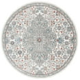 thumbnail image 1 of SAFAVIEH Oregon Einri Floral Area Rug, Grey/Ivory, 6'7" x 6'7" Round, 1 of 8