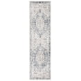 thumbnail image 1 of SAFAVIEH Oregon Elizabeth Floral Bordered Runner, 2'2" x 8', Beige/Grey, 1 of 7
