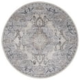 thumbnail image 1 of SAFAVIEH Oregon Ethelinda Floral Bordered Area Rug, Beige/Grey, 4' x 4' Round, 1 of 7