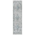 thumbnail image 1 of SAFAVIEH Oregon Ethelinda Floral Bordered Runner, 2'2" x 8', Grey/Ivory, 1 of 8