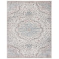 thumbnail image 1 of SAFAVIEH Oregon Seachlann Floral Bordered Area Rug, 9' x 12', Grey/Blue, 1 of 7