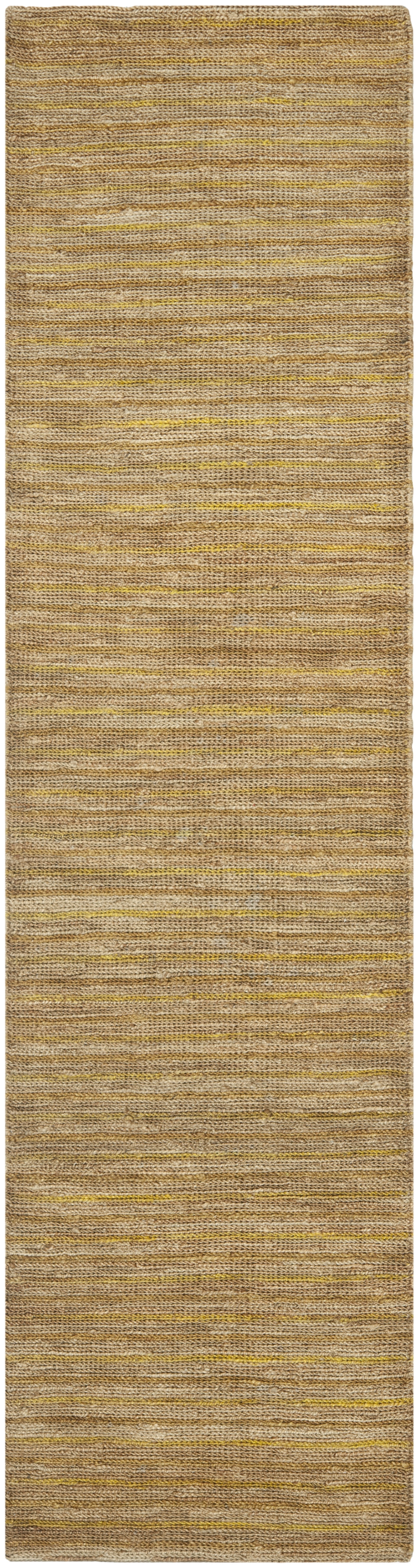 SAFAVIEH Organic Baldric Solid Braided Jute Runner Rug, Natural, 2'6" x 8'