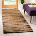 thumbnail image 1 of SAFAVIEH Organic Isabella Striped Braided Jute Runner Rug, Natural, 2'6" x 10', 1 of 7