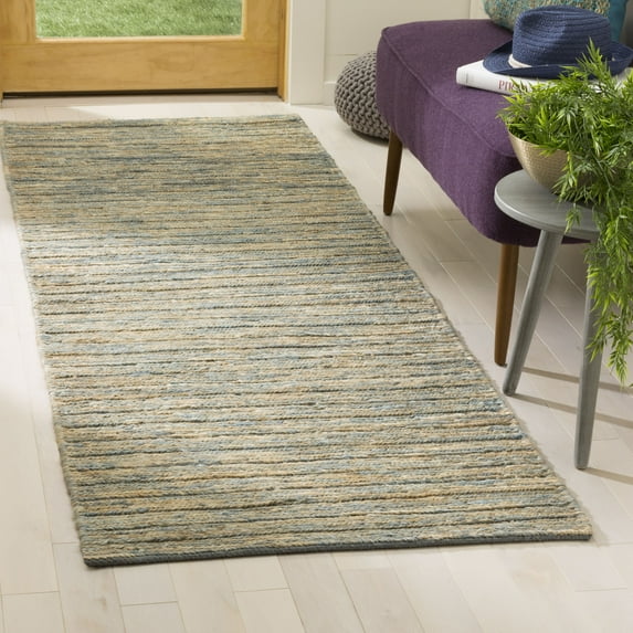 SAFAVIEH Organic ORG704A Handwoven Blue / Natural Rug
