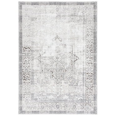 SAFAVIEH Orlando Jaymz Medallion Machine Washable Area Rug, Taupe/Beige, 8' x 10'