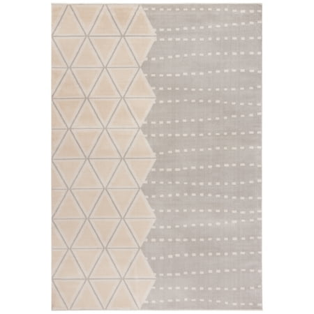 SAFAVIEH Orwell Anastasia Geometric Area Rug, Grey/Ivory, 10' x 14'