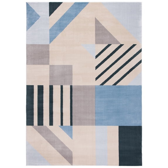 SAFAVIEH Orwell Anderson Abstract Area Rug, Beige/Blue, 2' x 3'