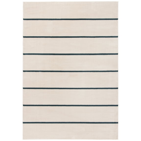 SAFAVIEH Orwell Caelestinus Striped Area Rug, Ivory/Navy, 2' x 3'