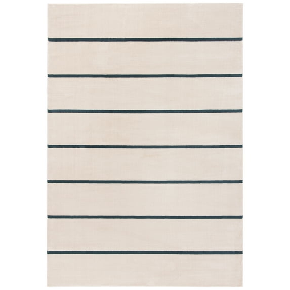 SAFAVIEH Orwell Caelestinus Striped Area Rug, Ivory/Navy, 3' x 5'