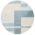 thumbnail image 1 of SAFAVIEH Orwell Calanthia Abstract Area Rug, Beige/Blue, 6'7" x 6'7" Round, 1 of 8