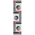 thumbnail image 1 of SAFAVIEH Orwell Clarence Abstract Runner Rug, Beige/Dark Teal, 2'2" x 9', 1 of 8