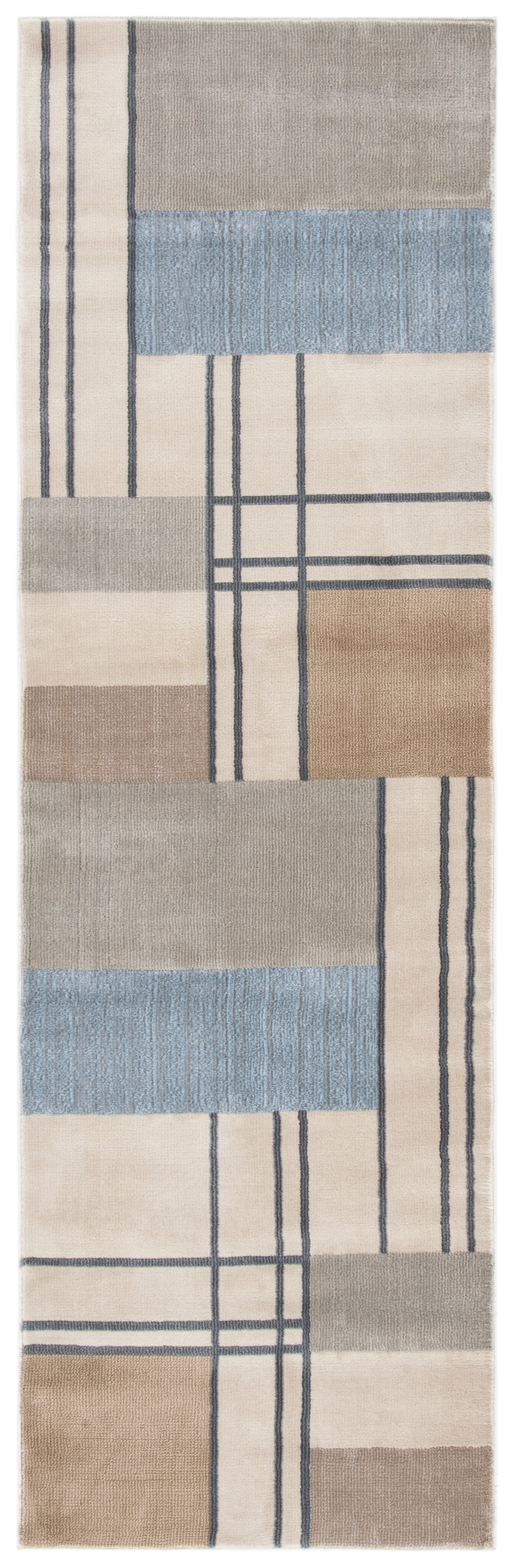 Safavieh Teppichläufer 70x200 Cm – Mid-Century Design, Beige/gelb, Strapazierfähig