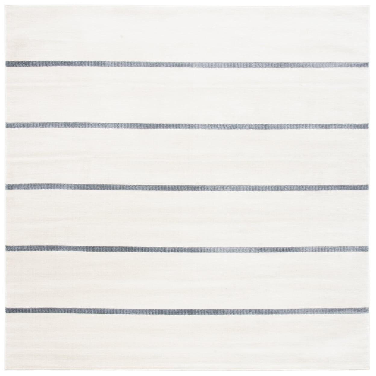 Orwell Abstract Art Deco Inspired Gray Square Area Rug - 6'7"