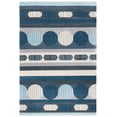 thumbnail image 1 of SAFAVIEH Orwell Dusko Abstract Area Rug, Grey/Blue, 5'3" x 7'7", 1 of 8