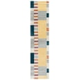 thumbnail image 1 of SAFAVIEH Orwell Eadaoin Abstract Runner Rug, Beige/Yellow, 2'2" x 9', 1 of 8