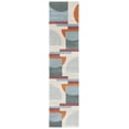 thumbnail image 1 of SAFAVIEH Orwell Hayden Abstract Runner Rug, Ivory/Blue, 2'2" x 9', 1 of 8