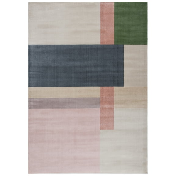 SAFAVIEH Orwell Lucille Abstract Area Rug, Ivory/Charcoal, 2' x 3'