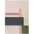 thumbnail image 1 of SAFAVIEH Orwell Lucille Abstract Geometric Area Rug, Ivory/Charcoal, 5'3" x 7'7", 1 of 4