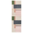 thumbnail image 1 of SAFAVIEH Orwell Lucille Abstract Runner Rug, Ivory/Charcoal, 2'2" x 13', 1 of 7