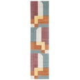 thumbnail image 1 of SAFAVIEH Orwell Milka Abstract Runner Rug, Rust/Yellow, 2'2" x 7', 1 of 8