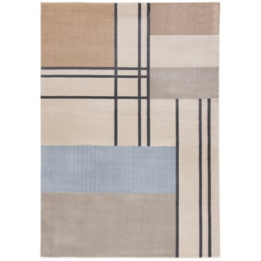 SAFAVIEH Orwell Stafford Abstract Area Rug, Ivory/Taupe, 2' x 3'