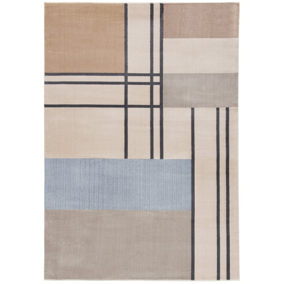 SAFAVIEH Orwell Stafford Abstract Area Rug, Ivory/Taupe, 2' x 3'