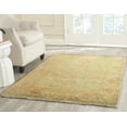 thumbnail image 1 of SAFAVIEH Oushak Blaire Floral Bordered Wool Area Rug, Dark Green/Light Green, 8' x 10', 1 of 5